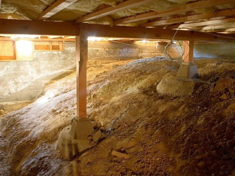 Pier and beam foundation repair and support post installation in Amarillo
