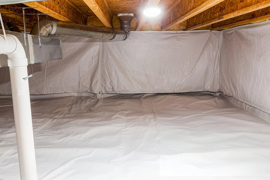 Crawl space encapsulation and vapor barrier installation in Amarillo, TX