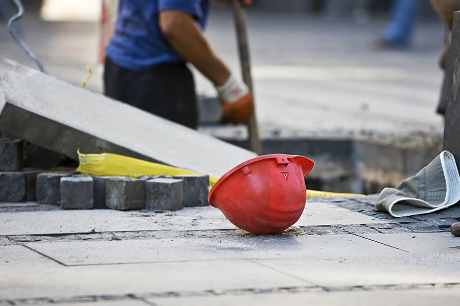 Professional foundation repair contractors on a job site in Amarillo, TX