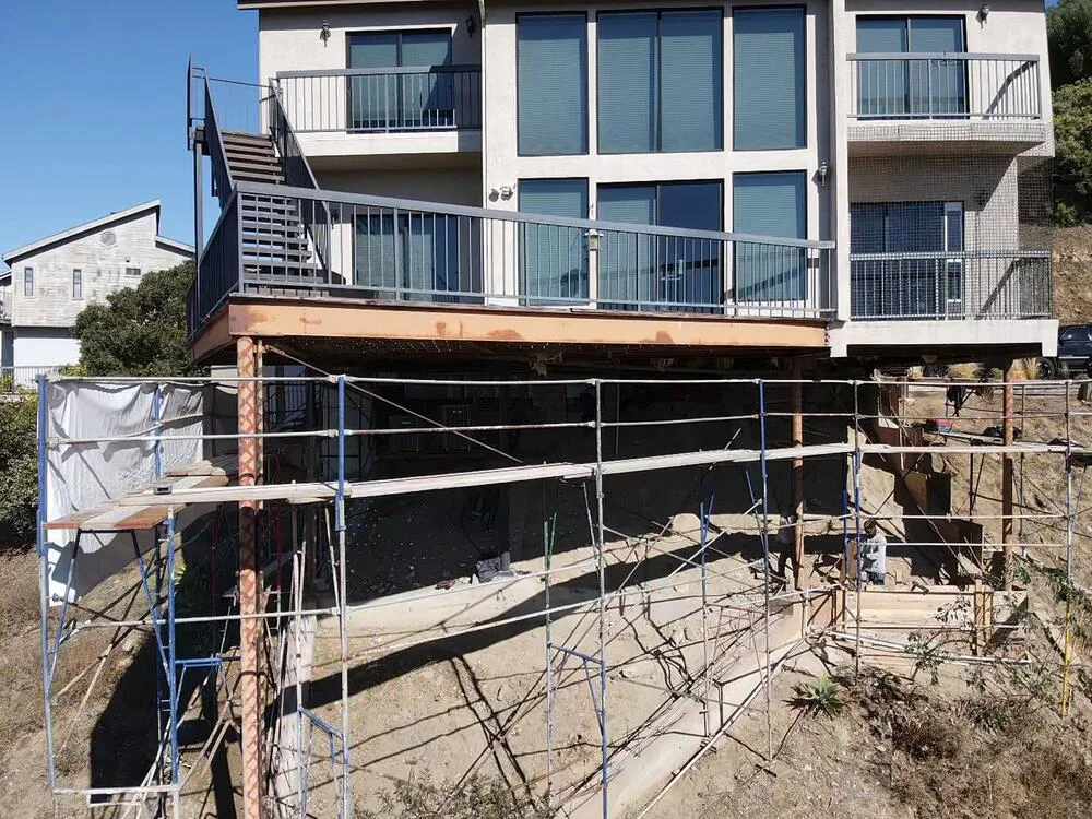 Hillside home foundation repair and underpinning service in Amarillo, TX