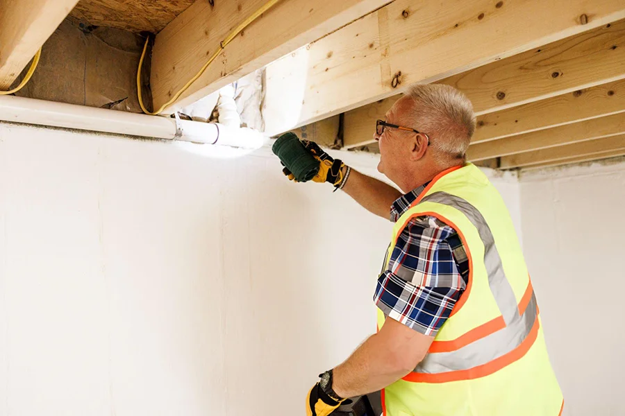 Crawl space inspection for foundation and structural damage in Amarillo, TX