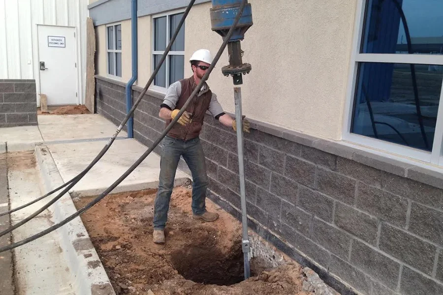 Commercial injection pier installation service in Amarillo, TX