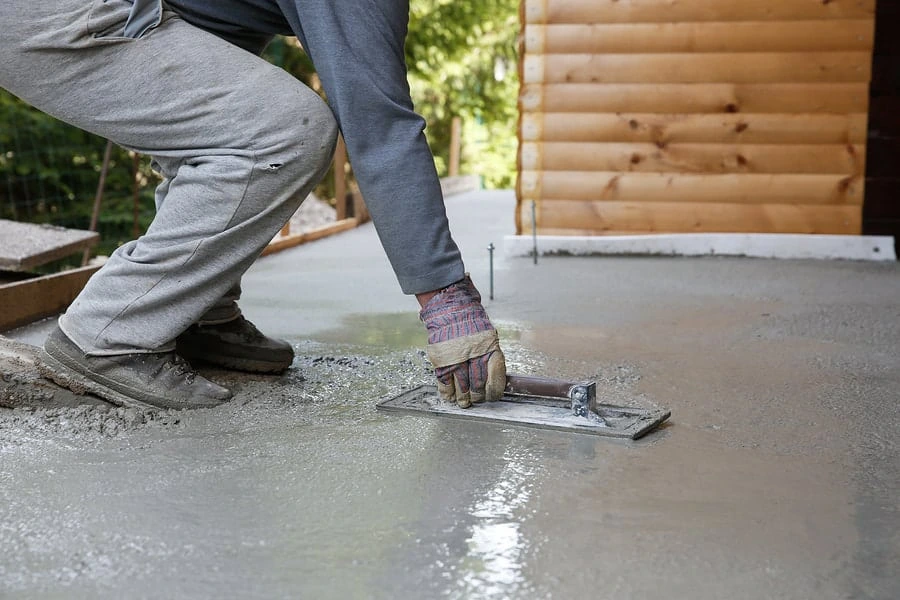 Concrete slab finishing and foundation leveling service in Amarillo, TX